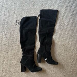 Steve Madden Novela Black Over the Knee Boots